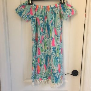 Off the shoulder Lilly pulitzer dress